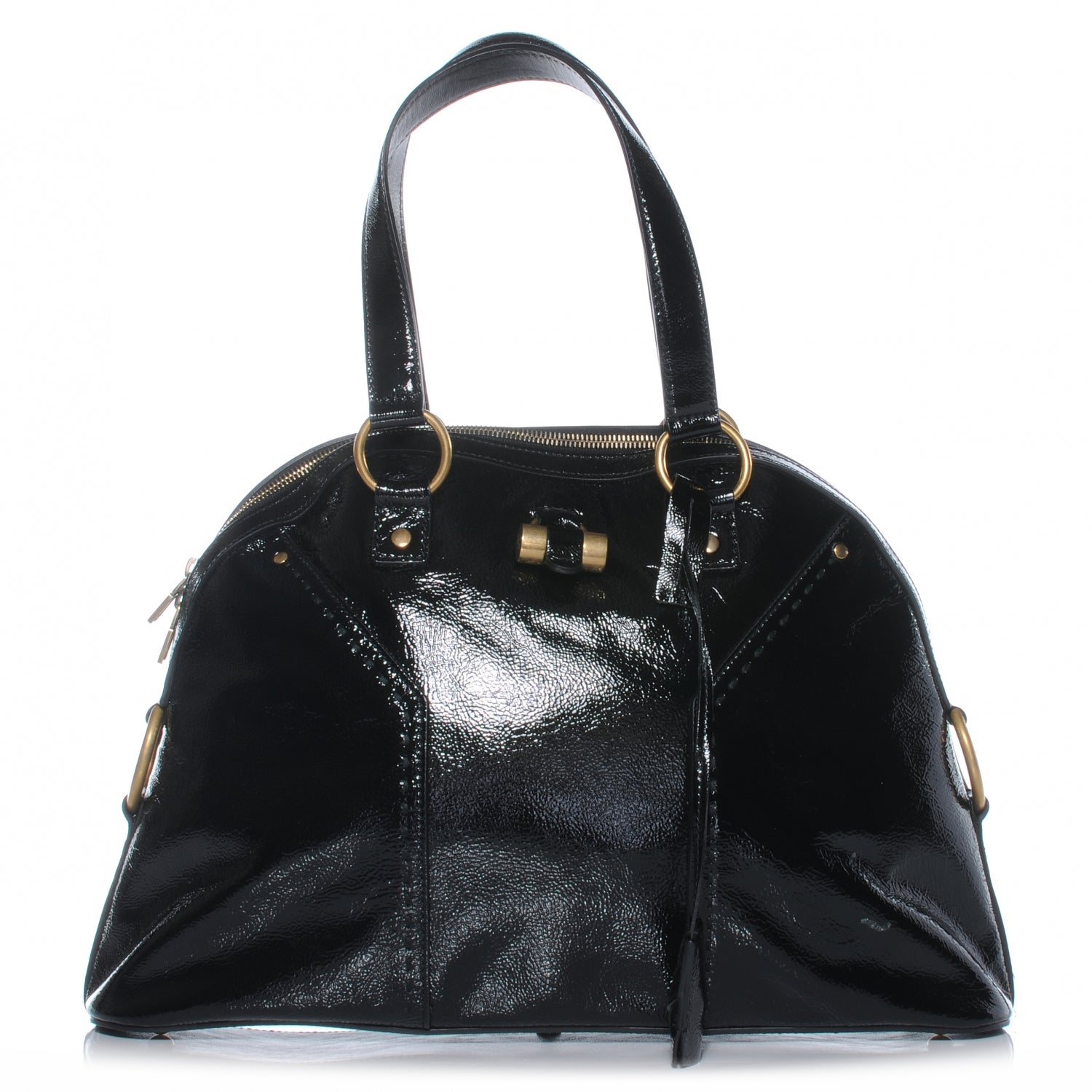 Saint Laurent Patent Large Muse Black 1 of 6