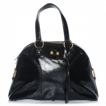 Saint Laurent Patent Large Muse Black 1 of 6