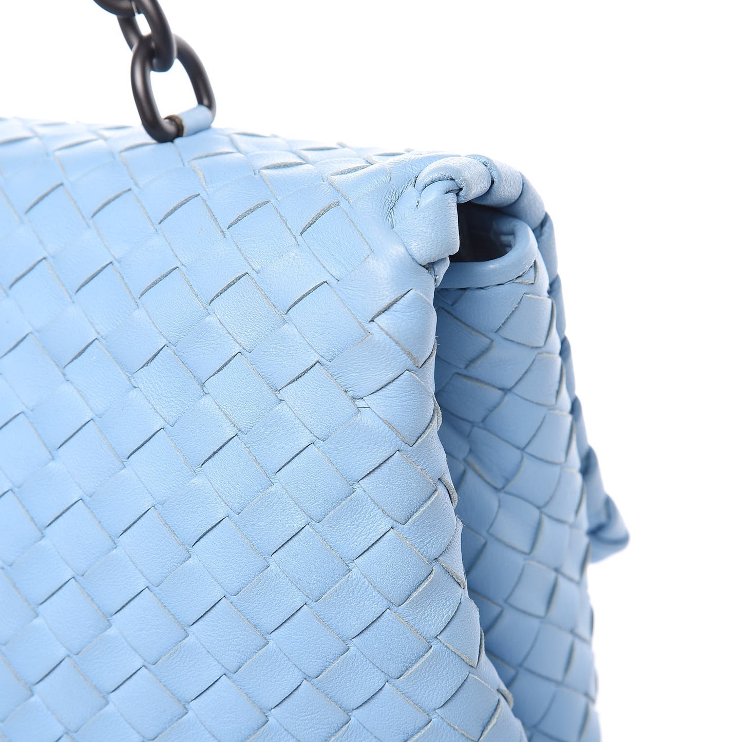 Nappa Intrecciato Large Olimpia Bag Light Blue