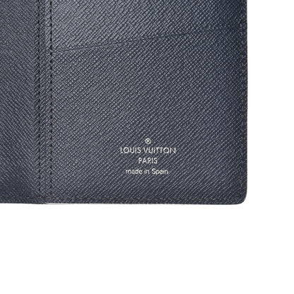 Louis Vuitton Epi Brazza Wallet Navy 6 of 7
