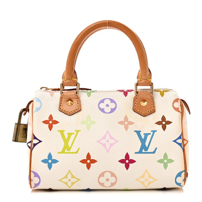 Louis Vuitton Monogram Multicolor Mini Sac HL Speedy White 1 of 10