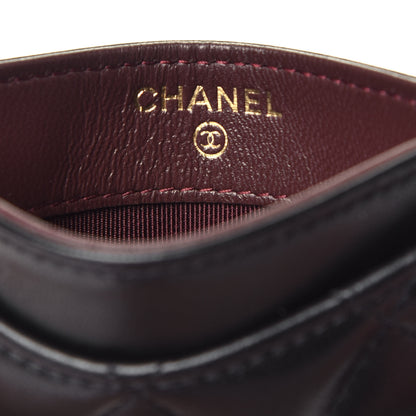 Chanel Lambskin Quilted Card Holder Black 6 of 8
