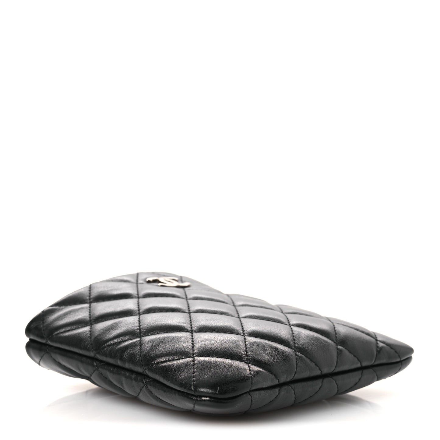 Calfskin Quilted Crossbody Bag Black