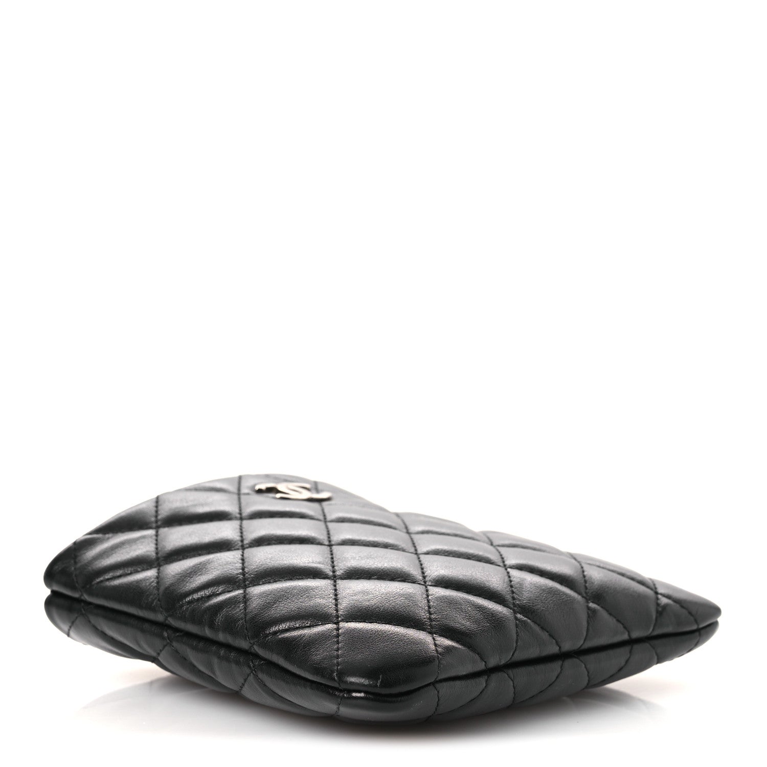 Chanel Calfskin Quilted Crossbody Bag Black 4 of 12