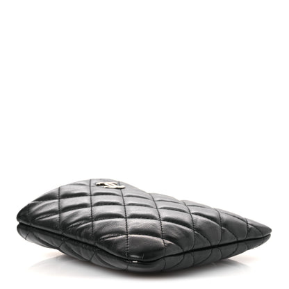 Chanel Calfskin Quilted Crossbody Bag Black 4 of 12