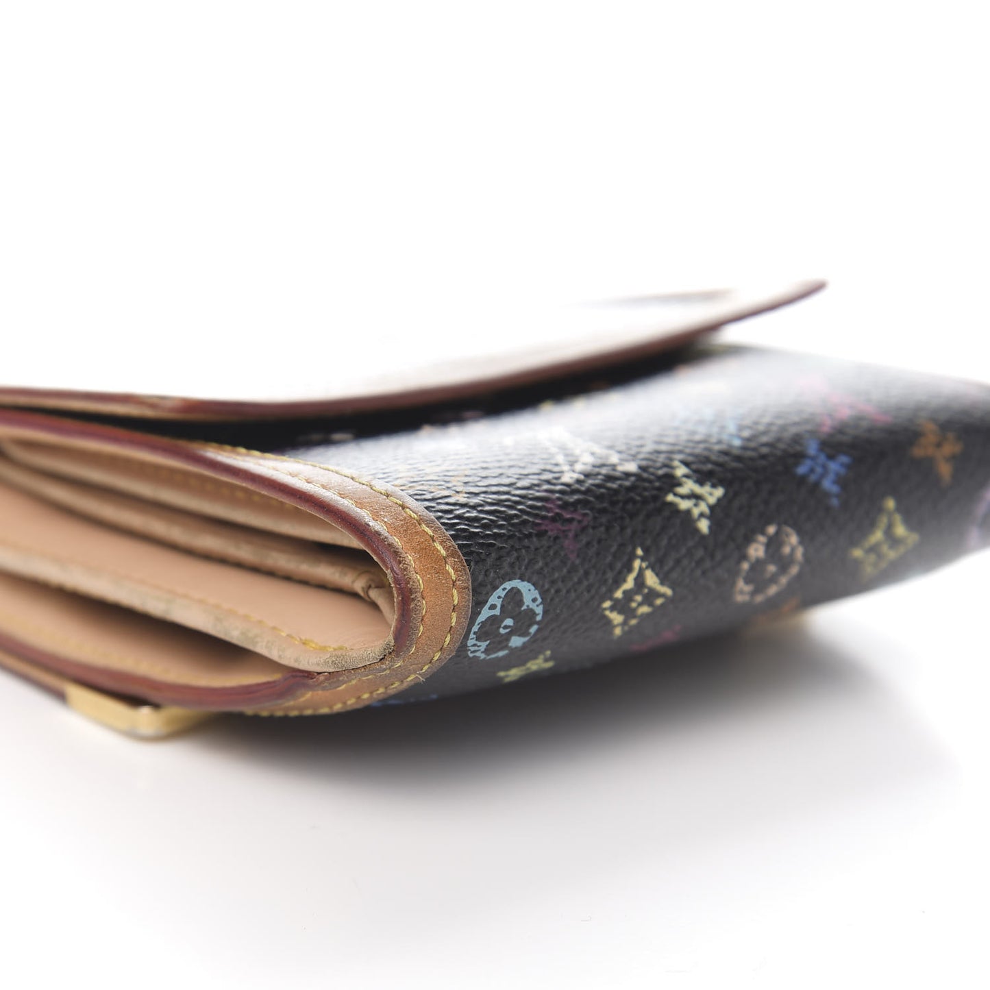 Monogram Multicolor Porte-Monnaie Billets Wallet Black