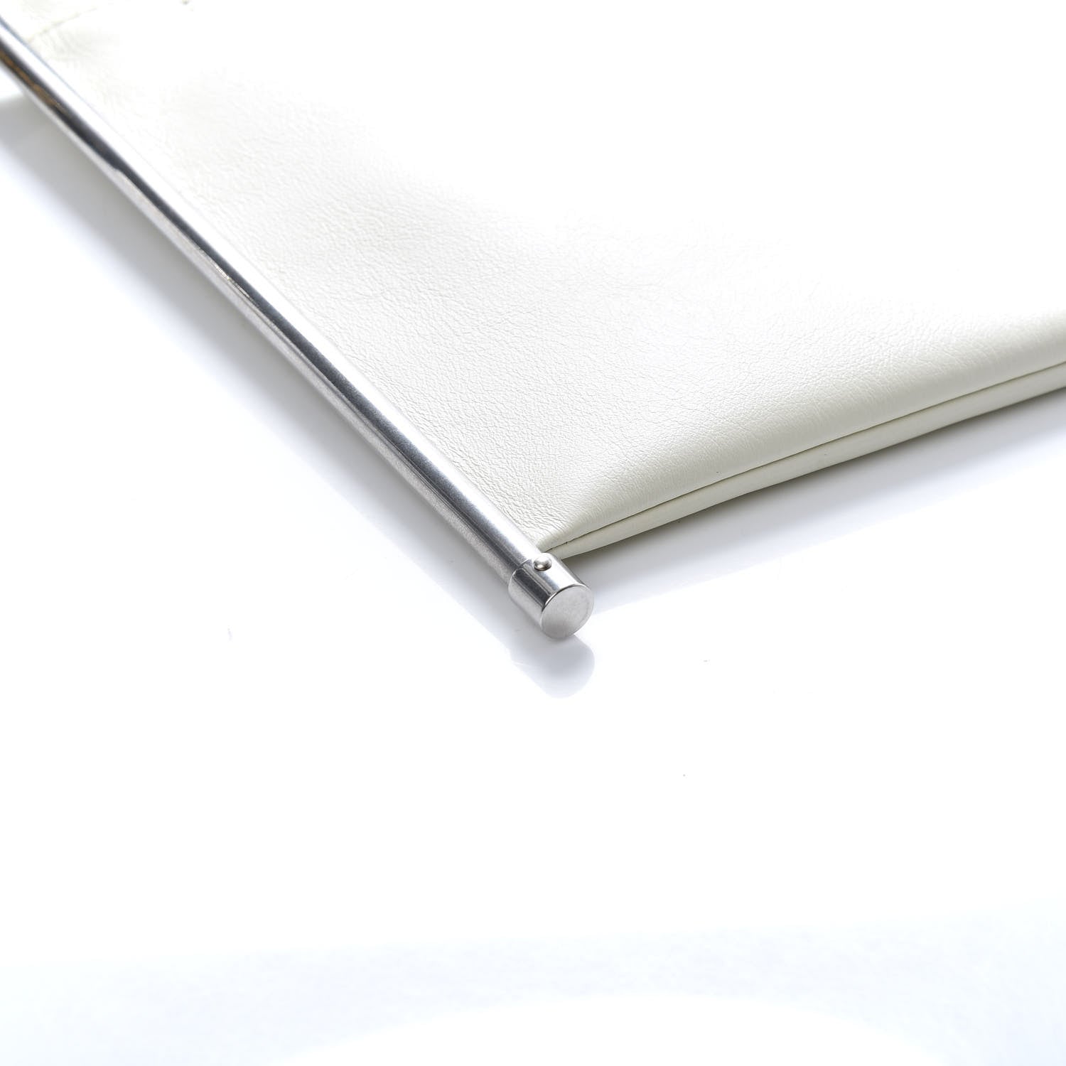 Chloe Smooth Calfskin Medium Roy Clutch Natural White 9 of 10