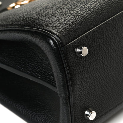 Gucci Grainy Calfskin Small Zumi Top Handle Bag Black 14 of 14