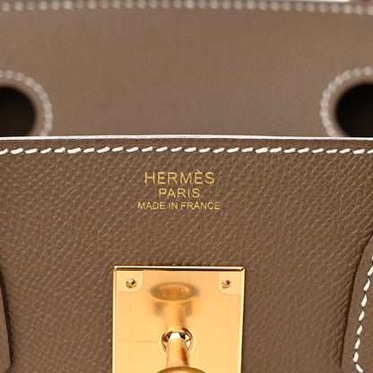 Hermes Epsom Birkin 30 Etoupe 6 of 11