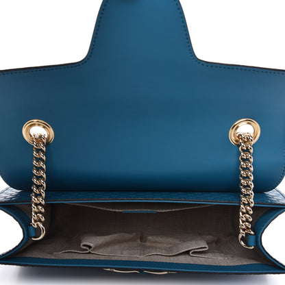 Gucci Soft Microguccissima Medium Emily Chain Shoulder Bag Deep Cobalt 5 of 10