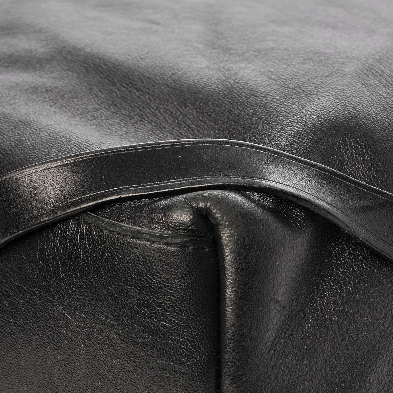 Burberry Lambskin Medium East West Tote Black 12 of 13