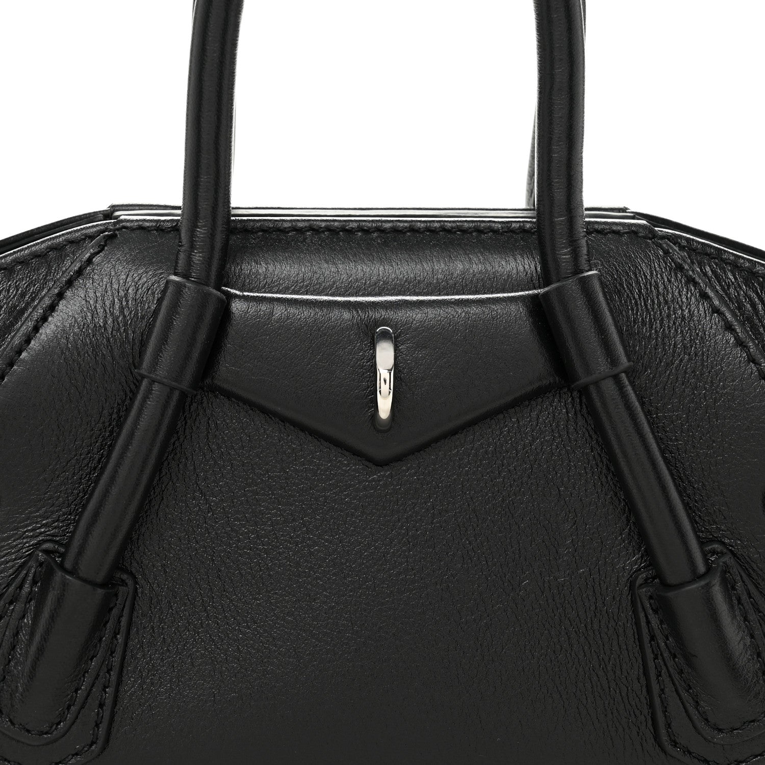 Givenchy Calfskin Lace Mini Antigona Stretch Black 7 of 9