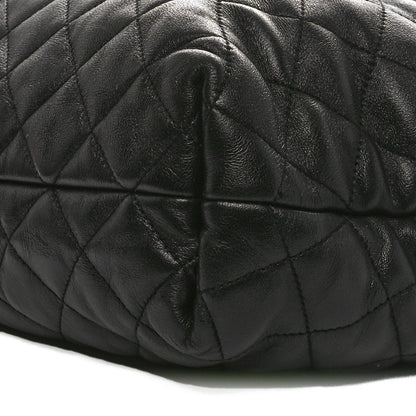 Saint Laurent Lambskin Quilted Maxi Icare Shopping Tote Black 11 of 11