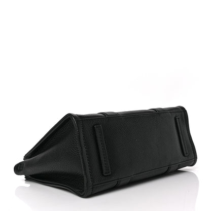 Marc Jacobs Grained Calfskin Medium The Tote Bag Black 4 of 9