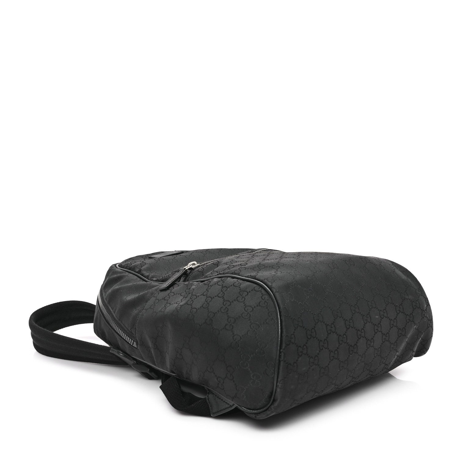 Gucci Nylon Monogram Slim Backpack Black 4 of 12