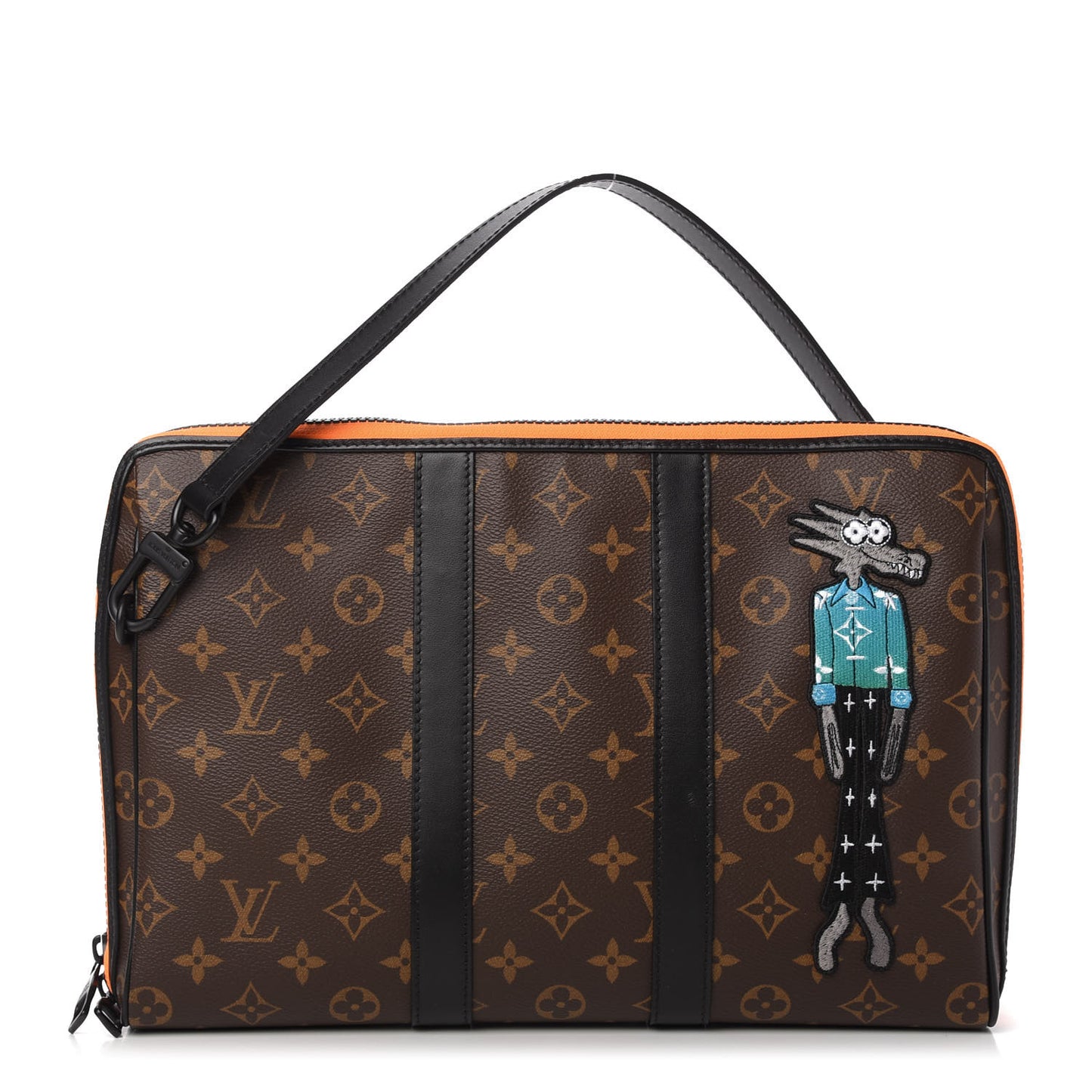 Monogram Embroidered Cartoon LV Friend Keepall Pouch