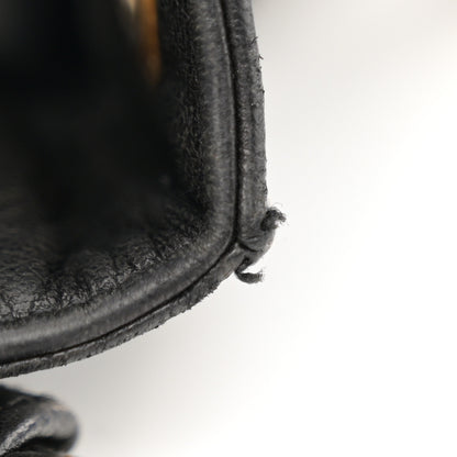 Chanel Lambskin CC Drawstring Bag Black 11 of 11