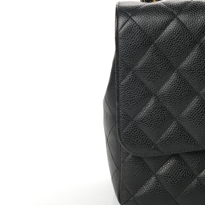 Chanel Caviar Quilted Jumbo Single Flap Black 11 of 13