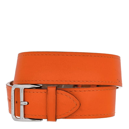 Hermes Stainless Steel Swift 29mm Cape Cod Double Tour Quartz Watch Orange 3 of 4