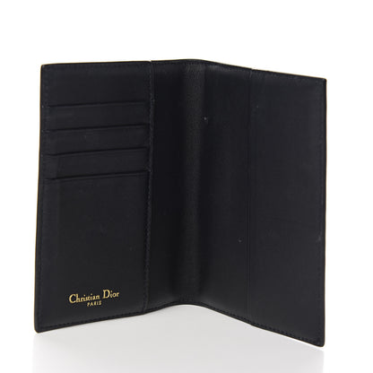 Christian Dior Calfskin Oblique Passport Holder Blue 4 of 6