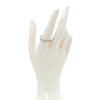Cartier 18K White Gold 3.5mm LOVE Wedding Band Ring 63 10.25 2 of 5