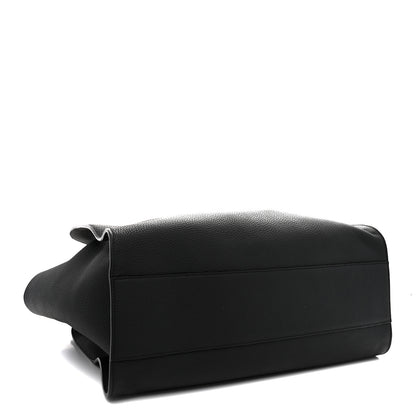 The Row Matte Grained Calfskin Marlo 17 Black 4 of 9