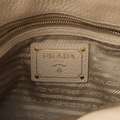 Prada Vitello Daino Tote Sabbia 6 of 11