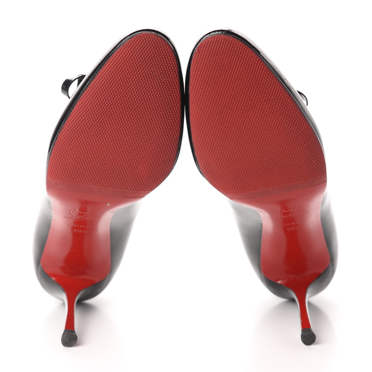 Christian Louboutin Patent Vinodo Bow 85 Pumps 40.5 Black 6 of 12