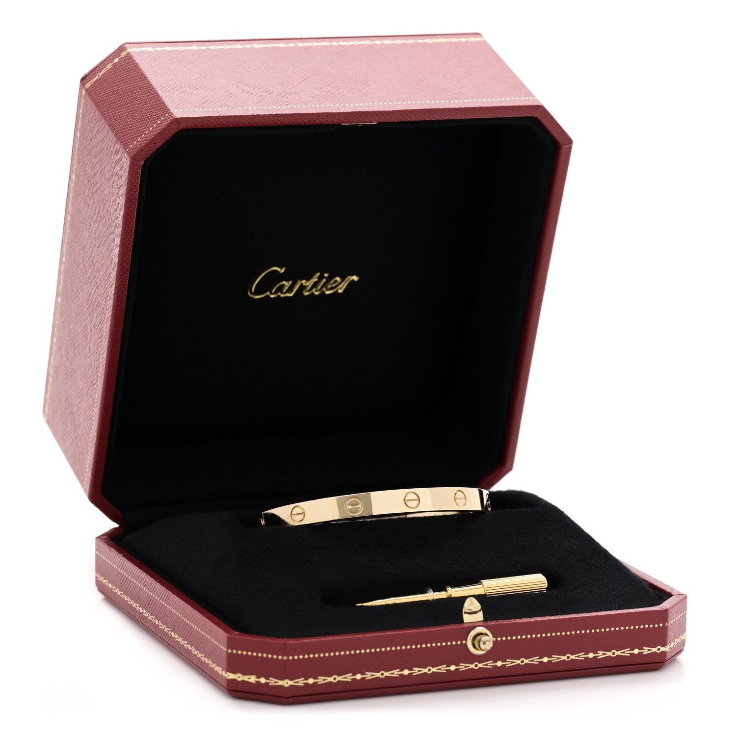 Cartier 18K Yellow Gold LOVE Bracelet 17 5 of 5