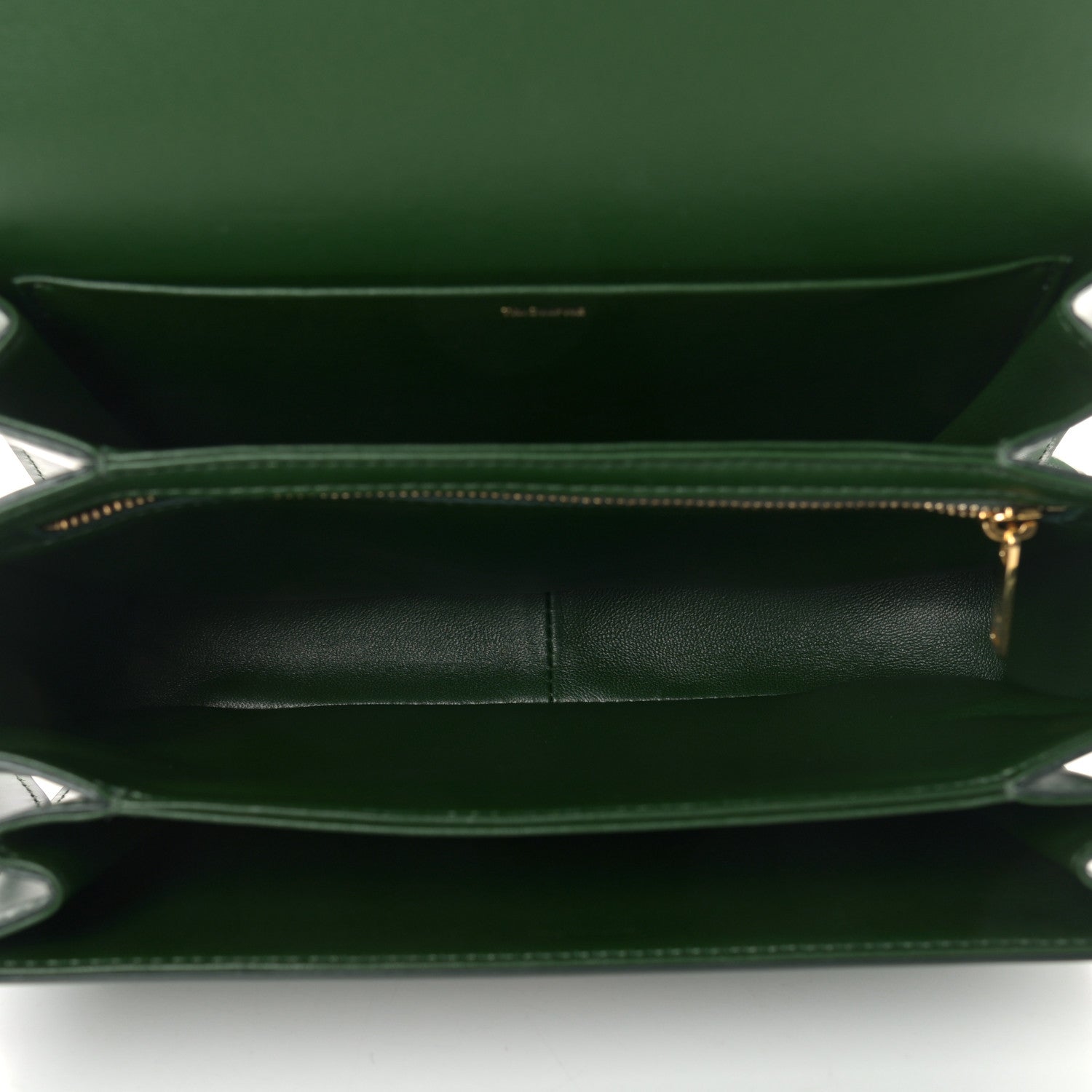 Celine Shiny Calfskin Medium Triomphe Forest 4 of 12