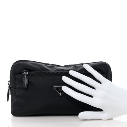 Prada Tessuto Nylon Pouch Black 2 of 12