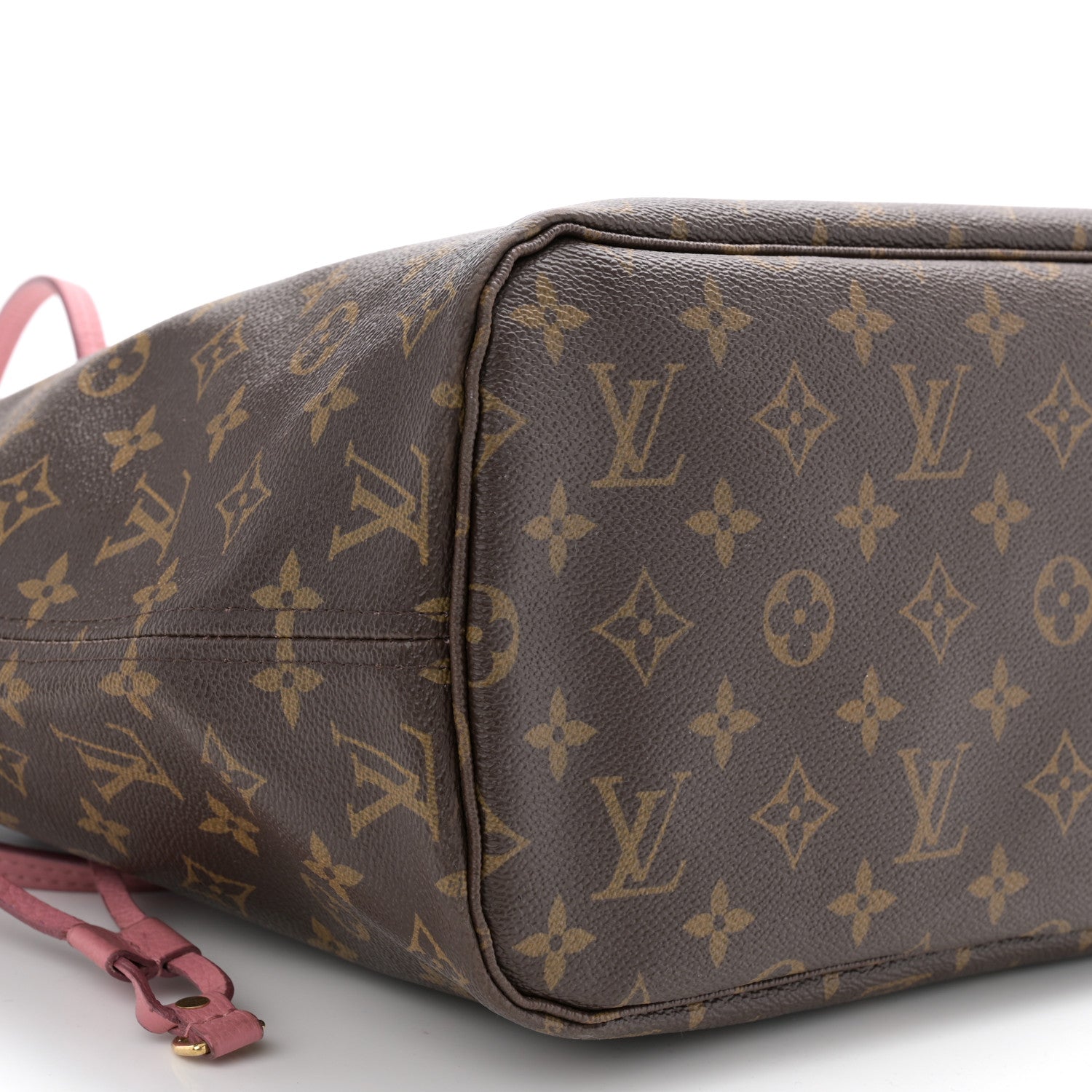 Louis Vuitton Monogram Articles de Voyage Ikat Neverfull MM Rose Velours 9 of 10