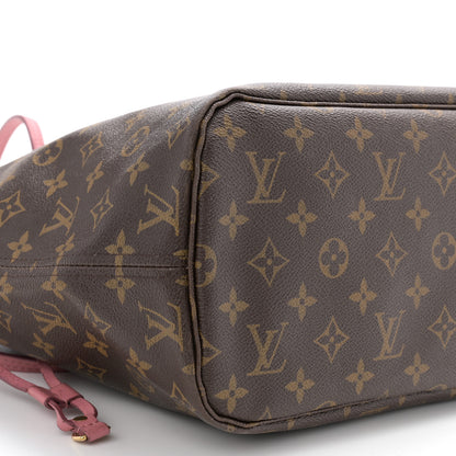 Louis Vuitton Monogram Articles de Voyage Ikat Neverfull MM Rose Velours 9 of 10