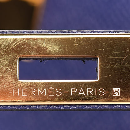 Hermes Epsom Kelly Sellier 32 Bleu Encre 20 of 36