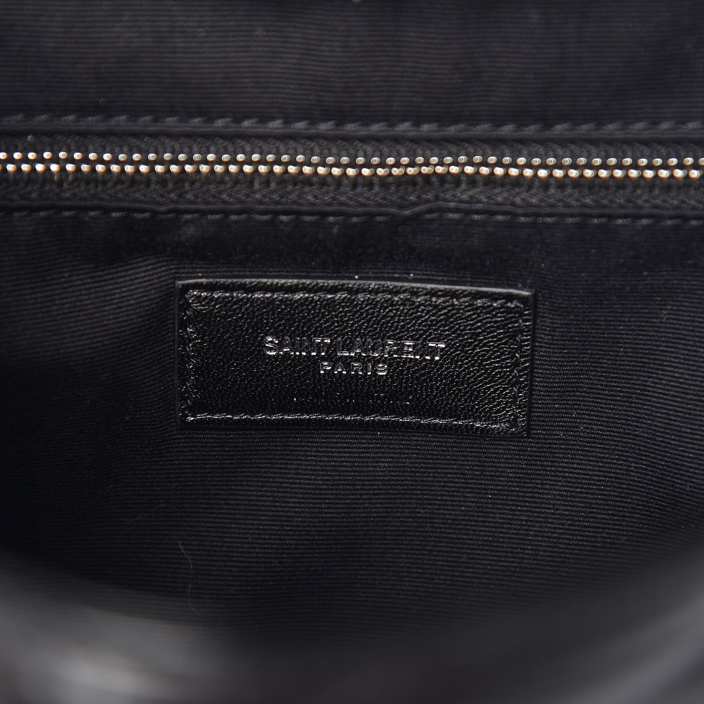 Calfskin Y Quilted Monogram Small Loulou Backpack Black