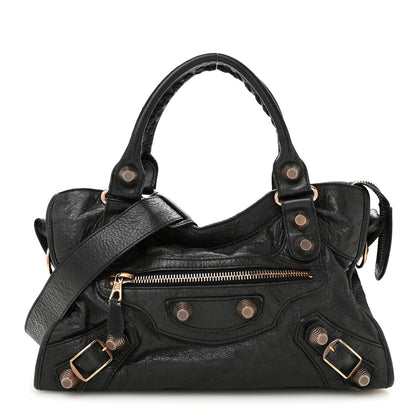 Balenciaga Agneau Giant 21 Rose Gold Hardware City Black 1 of 17