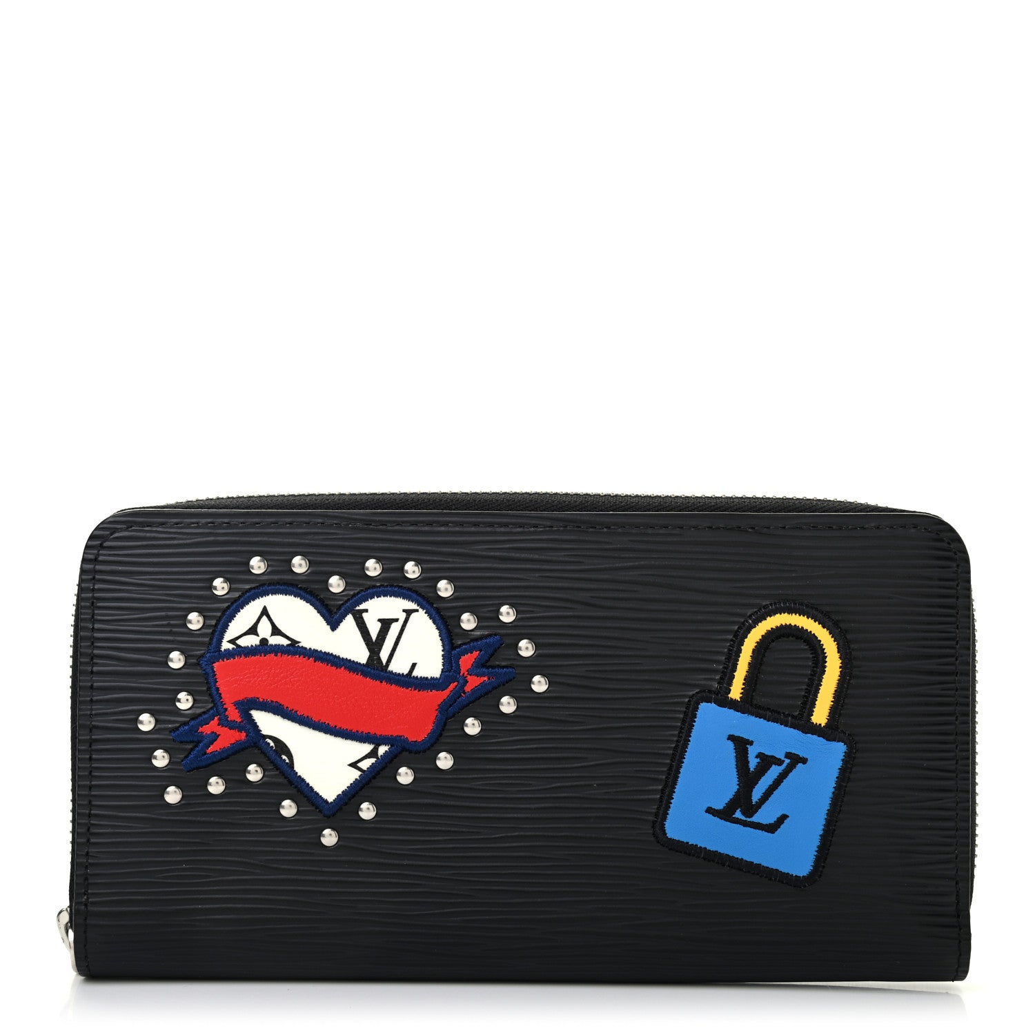 Louis Vuitton Epi LV Stories Zippy Wallet Black 1 of 7
