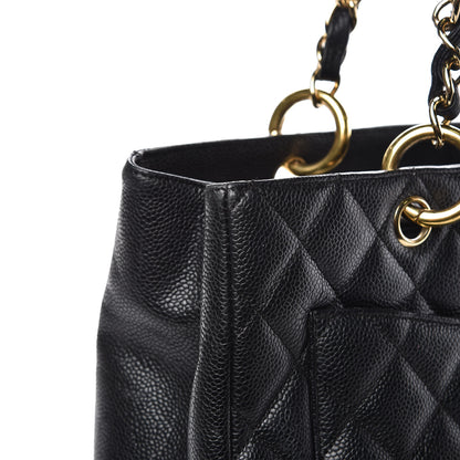 Chanel Caviar Quilted Grand Shopping Tote GST Black 13 of 16
