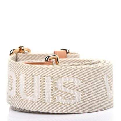 Louis Vuitton Monogram Utility Crossbody Bandouliere Shoulder Strap Beige 2 of 4