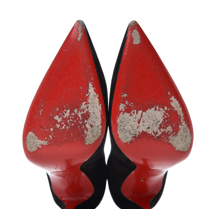 Christian Louboutin Veau Velours Decoltish 100 Pumps 36.5 Black 8 of 15
