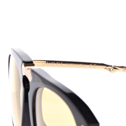 Gucci Folding Aviator Sunglasses GG0305S Black Gold 5 of 7