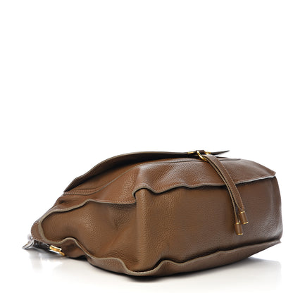 Chloe Calfskin Large Marcie Satchel Barbour Khaki 3 of 9