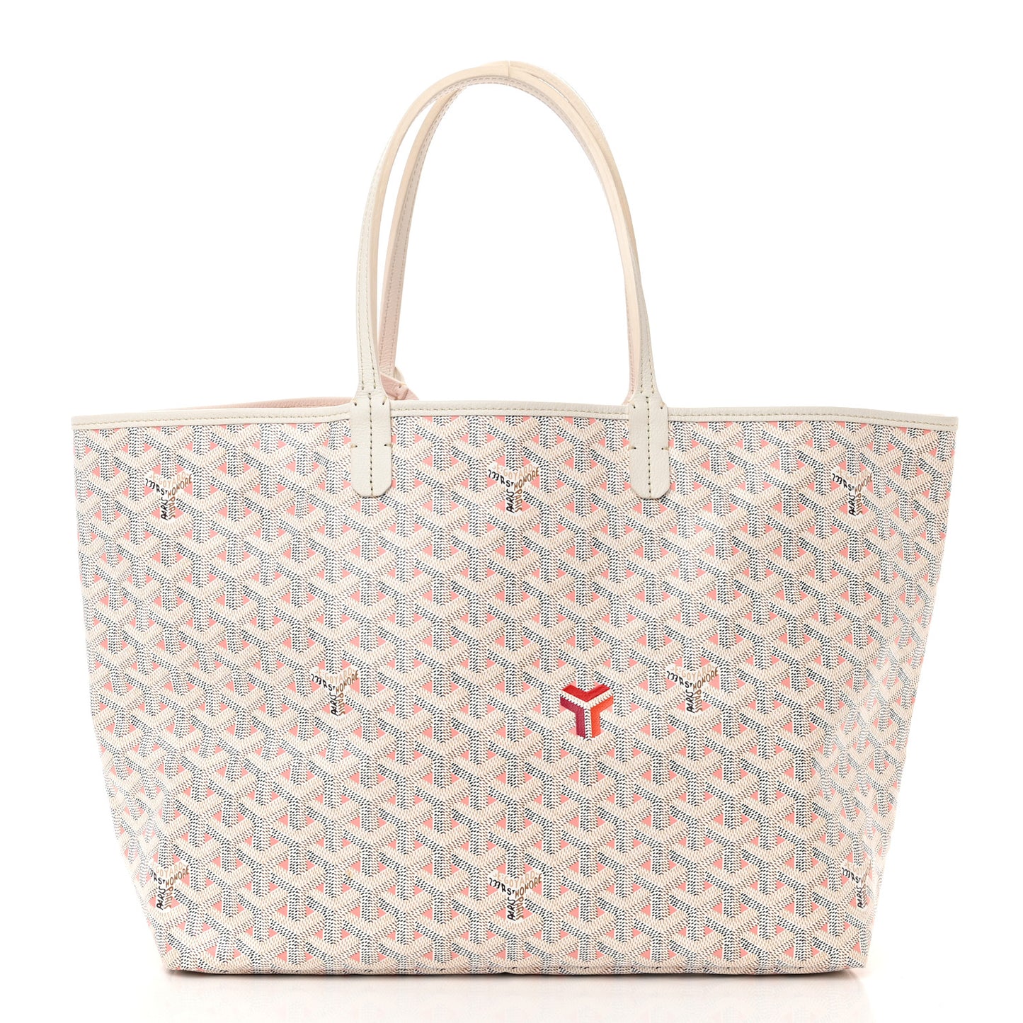 Goyardine Saint Louis Claire Voie PM White Pink
