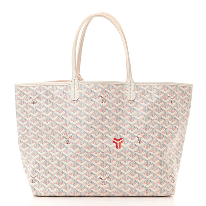 Goyard Goyardine Saint Louis Claire Voie PM White Pink 3 of 11