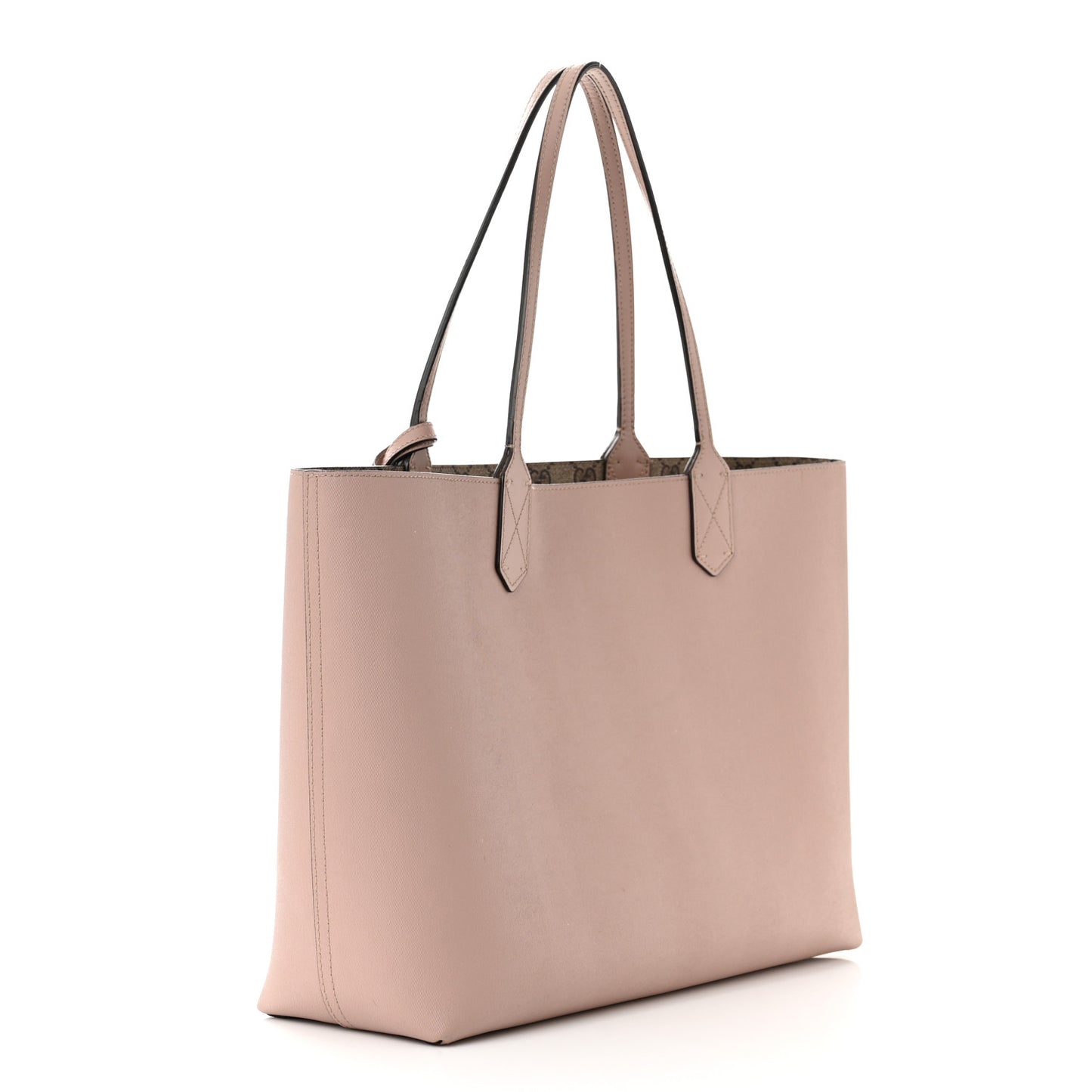 Calfskin GG Supreme Monogram Large Reversible Tote Dark Cipria