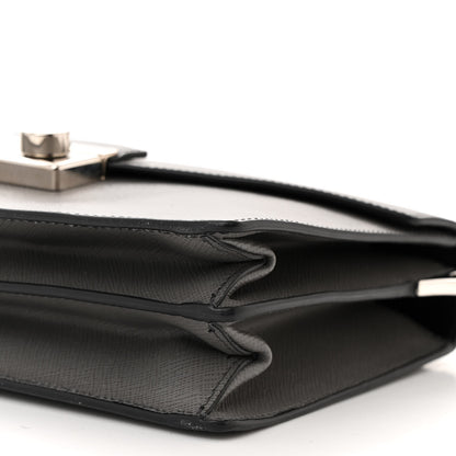 Prada Saffiano Sound Crossbody Bag Marmo 9 of 9
