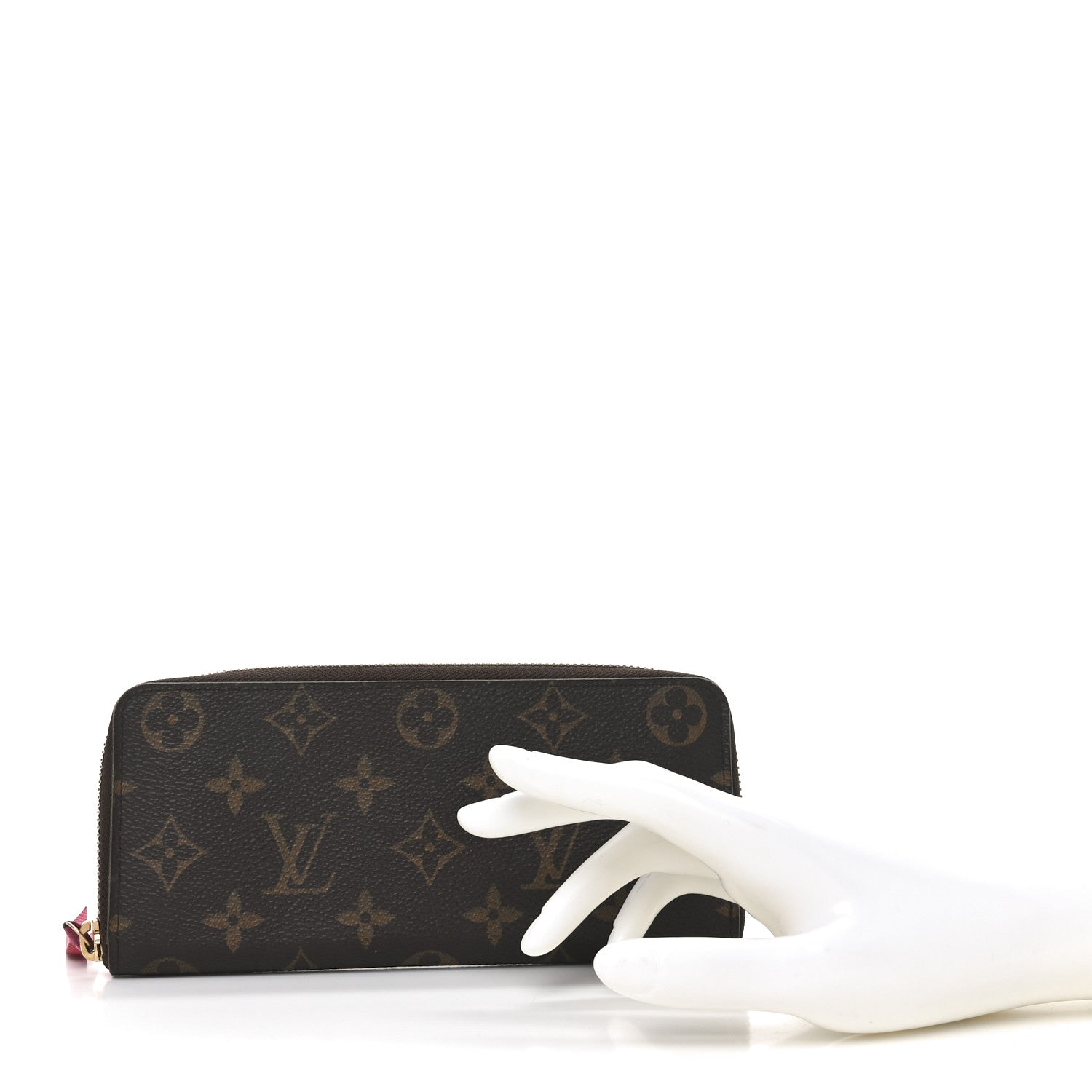 Louis Vuitton Monogram Clemence Wallet Fuchsia 2 of 6