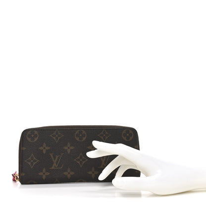 Louis Vuitton Monogram Clemence Wallet Fuchsia 2 of 6