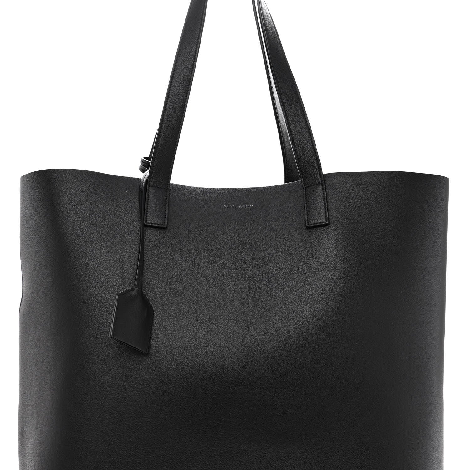 Saint Laurent Calfskin Medium Shopping Tote Black 8 of 12