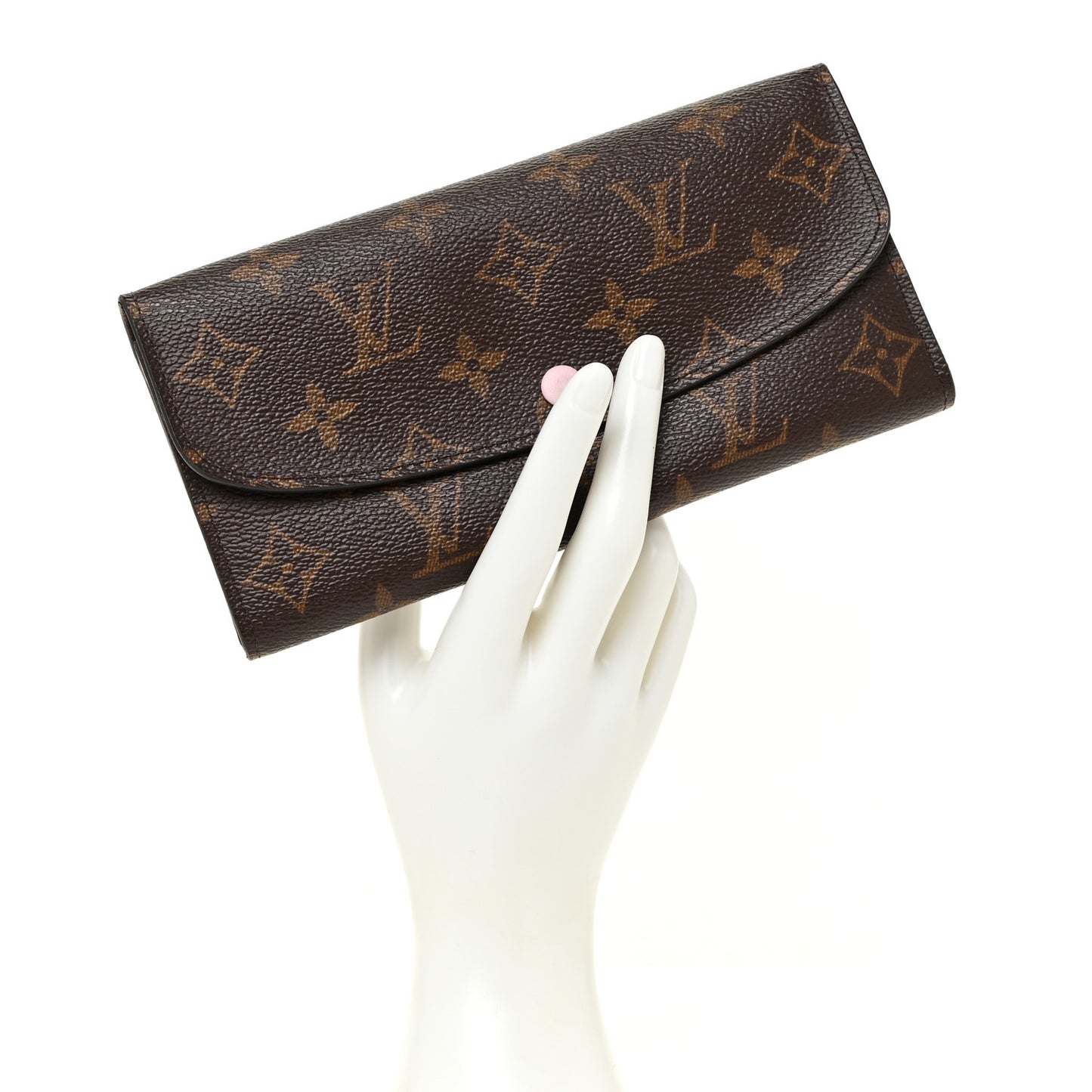 Monogram Emilie Wallet Rose Ballerine